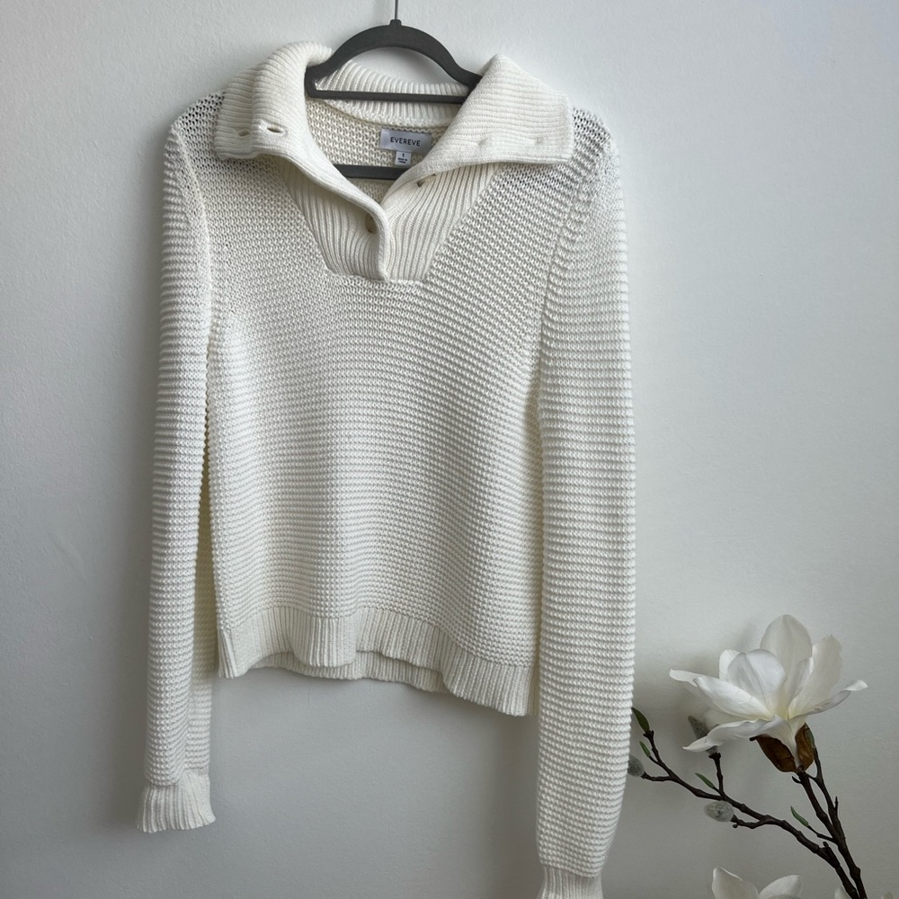 EVEREVE NEW W/TAGS WHITE COMFY SWEATER